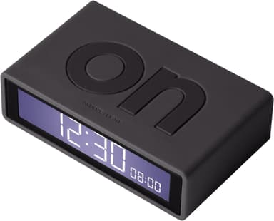 Lexon Flip Mini väckarklocka LR158G3 (mörkgrå)