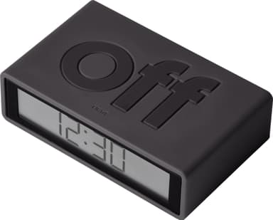 Lexon Flip Mini väckarklocka LR158G3 (mörkgrå)
