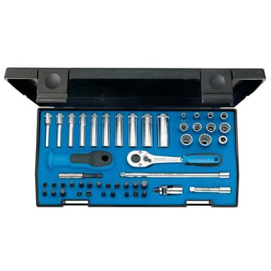 Gedore Hylsnyckelsats metrisk 1/4 49 delar 1815687