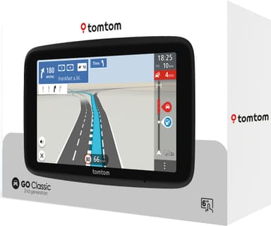 TomTom GO Classic 6" GPS 2nd gen (svart)