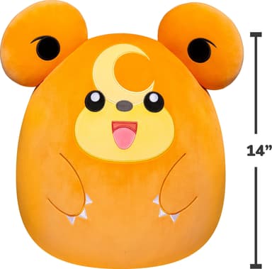 Squishmallows Pokemon mjuk leksak (Teddiursa)