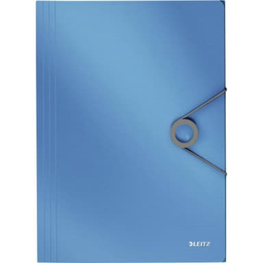 Leitz Solid treklaffmapp, ljusblå