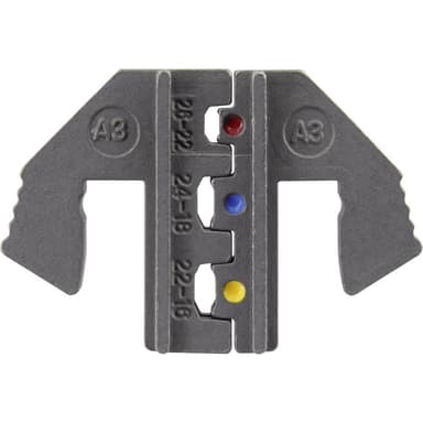 TOOLCRAFT PLE-0A3 Krympinsatser Crimpinsats för