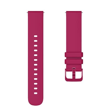 SKALO Silikonarmband till Samsung Watch FE - Vinröd