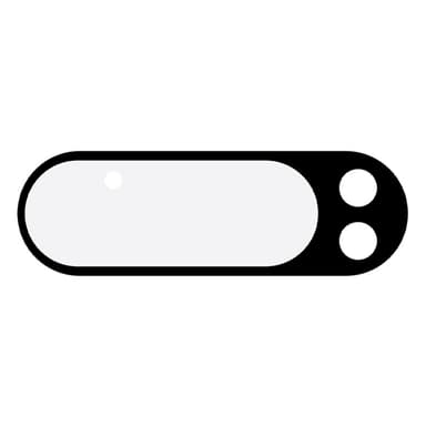 SKALO Google Pixel 9 Pro XL 3D Linsskydd/Kameraskydd Härdat Glas - Svart