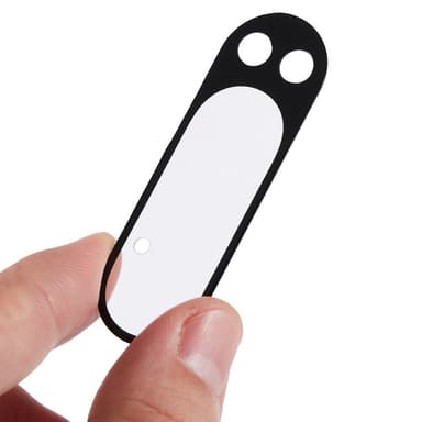 SKALO Google Pixel 9 Pro XL 3D Linsskydd/Kameraskydd Härdat Glas - Svart