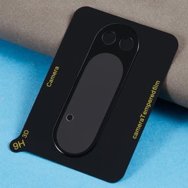 SKALO Google Pixel 9 Pro XL 3D Linsskydd/Kameraskydd Härdat Glas - Svart