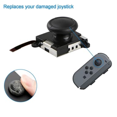 26-delad joystickersättning för Nintendo Switch Stick Repair Tool Kit