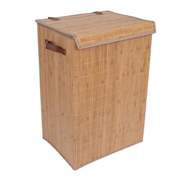 Tvättkorg MAX BAMBOO 40x30xH60cm, med lock