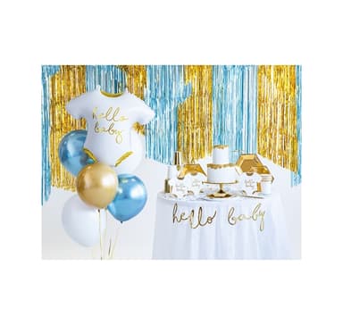 Banner Hello Baby, Guld 18*70cm