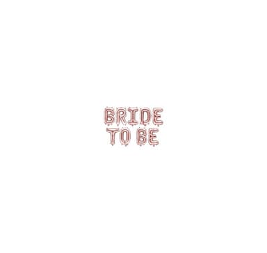 Folieballong ""Bride to be""
