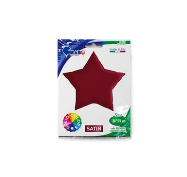Star Satin Cherry Ballong