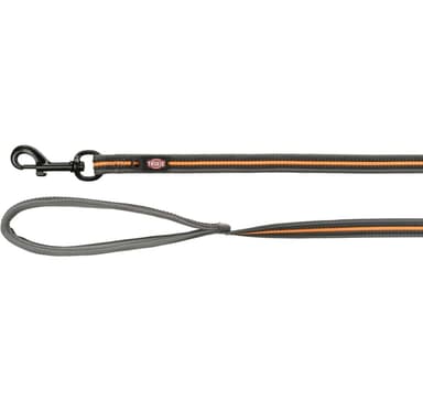 Fusionsspårkoppel, gummerat, M–XL: 10 m/17 mm, grafit/papaya