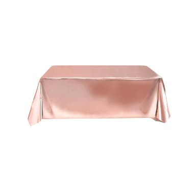 Bordsduk roséguld metall. 137cm*274cm