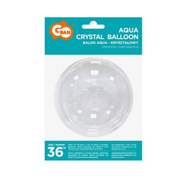 36' bubbelballong (Aqua-kristall)