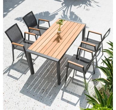 Bord TAMPERE 160x80xH75cm, teak