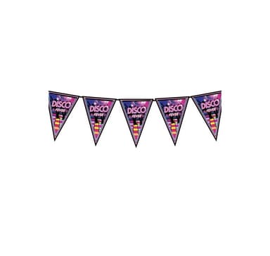 Banner Flagga Disco Fever