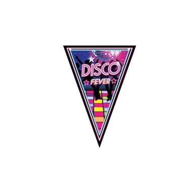 Banner Flagga Disco Fever