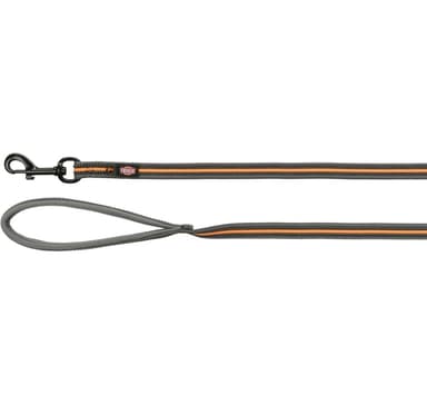 Fusion tracking koppel, gummerat, M–XL: 3 m/17 mm, grafit/papaya