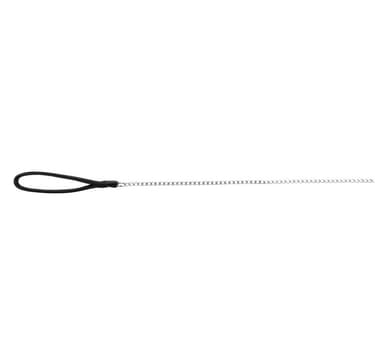 Kedjekoppel med nylonhandögla, 1,10 m/2,0 mm, svart