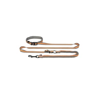 Joggingkoppel, 1,33-1,8m/20mm grafit/papaya