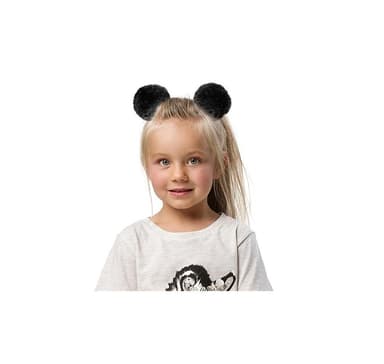 Svarta öron på pannbandet