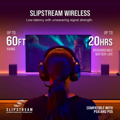 Corsair HS80 Wireless headset för gaming