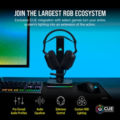 Corsair HS80 Wireless headset för gaming