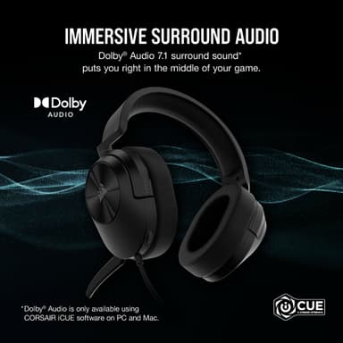 Corsair HS55 Surround gamingheadset (svart)
