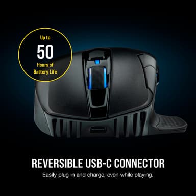 Corsair Dark Core Pro RGB trådlös gamingmus