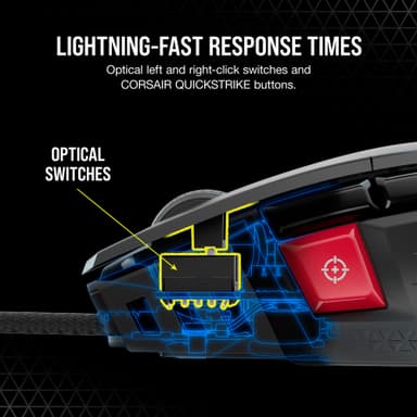 Corsair M65 RGB Ultra Tunable gamingmus (svart)