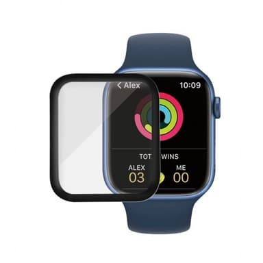 Apple Watch 7 45mm Skärmskydd Antibacterial Svart