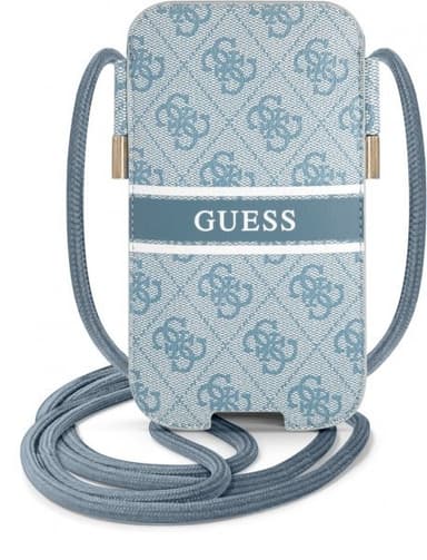 Guess Pouch 4G Logo Medium Blå
