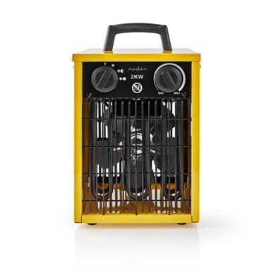Värmefläkt med industriell design | Termostat | 3 inställningar |