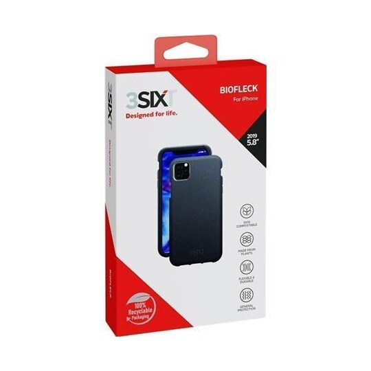 3SIXT Red BioFleck-fodral (3S-1621) Ryggskydd, Apple, iPhone 11 Pro, V