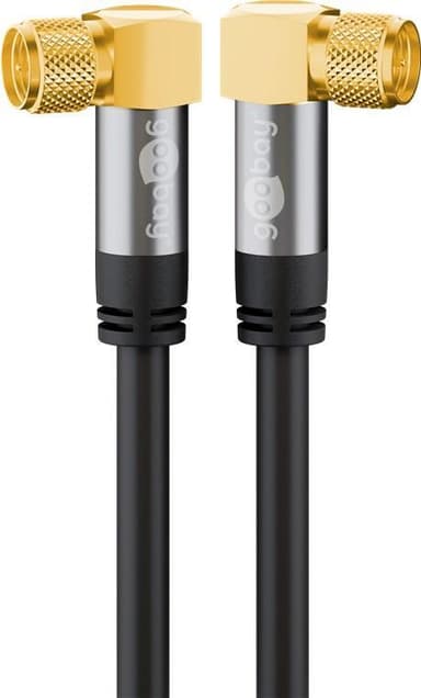 Goobay SAT-antennkabel (135 dB), 4x skärmad