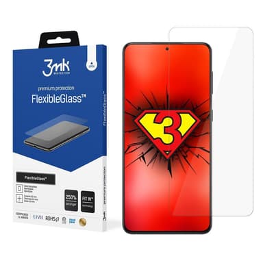 3MK FlexibleGlass Samsung, Galaxy S21, Hybridglas, Klar skärmskydd