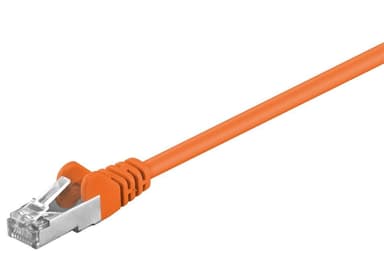 Goobay Patchkabel CAT 5e, F/UTP, orange, 3 m