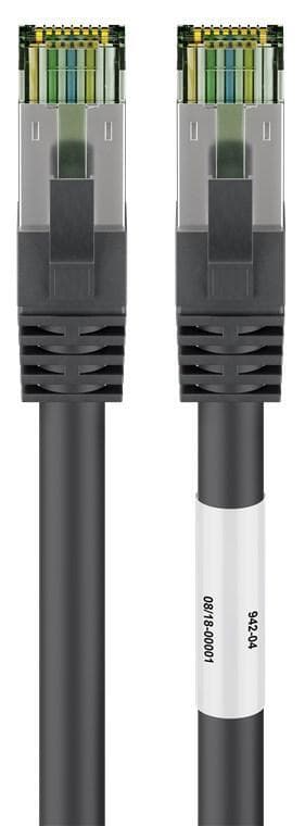 Patchkabel CAT 8.1, S/FTP (PiMF), svart