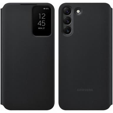 Samsung Original Galaxy S22 Plus Fodral Smart Clear View Cover Svart