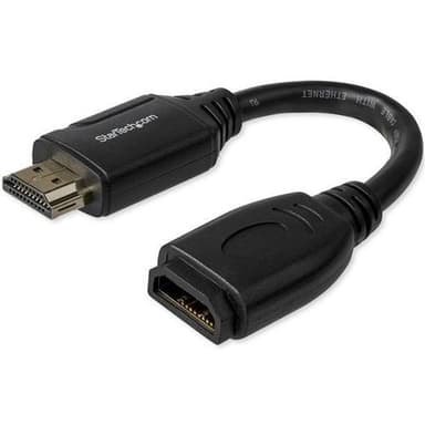 StarTech.com Höghastighets portsparande HDMI-kabel - 4K 60 Hz - 15 cm,