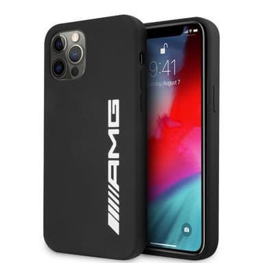 AMG iPhone 12 Pro Max Skal Liquid Silicone Svart