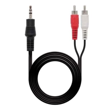 Ljudkabel Jack (3,5 mm) till 2 RCA NANOCABLE 10.24.0301 (1,5M)