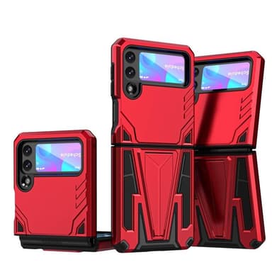 Stöttåligt skal 3i1 Samsung Galaxy Z Flip 3  - Röd