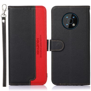 KHAZNEH Nokia G50 Plånboksfodral - Svart/Röd