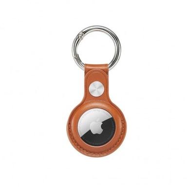 Krusell Apple AirTag Hållare Keyring Brun - Elgiganten