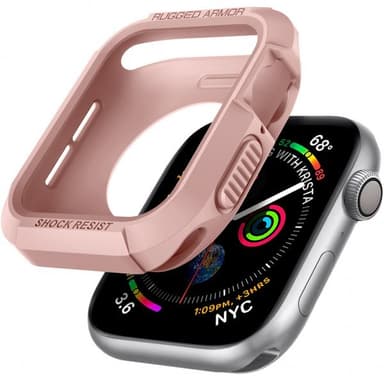 Spigen Apple Watch 44/45mm Skal Rugged Armor Roseguld