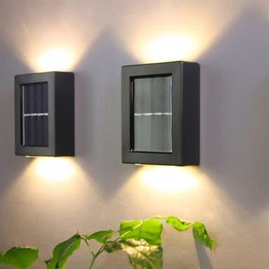 Utebelysning med solceller 2-pack
