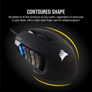 Corsair Scimitar Elite RGB mus för gaming