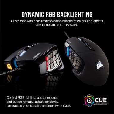 Corsair Scimitar Elite RGB mus för gaming